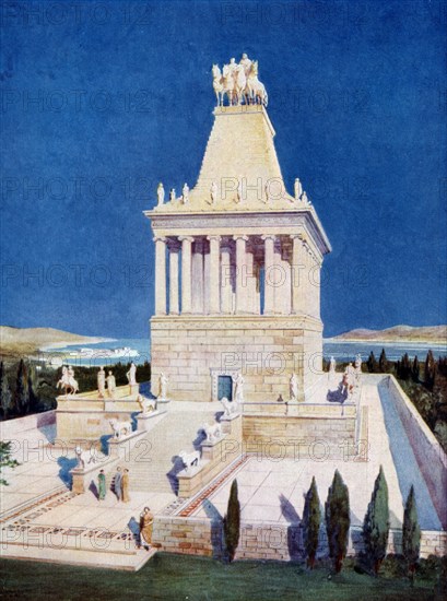 Tomb of Mausolus at Halicarnassus, 1933-1934. Artist: Unknown