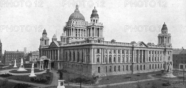 City Hall, Belfast, 1924-1926. Artist: WA Green