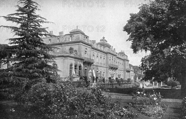 Wrest Park from the south-west, Silsoe, Bedfordshire, 1924-1926. Artist: HN King