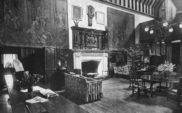 The Great Hall, Bisham Abbey, Berkshire, 1924-1926. Artist: HN King