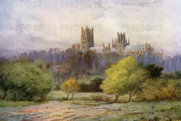 Ely Cathedral, Cambridgeshire, 1924-1926. Artist: FC Varley