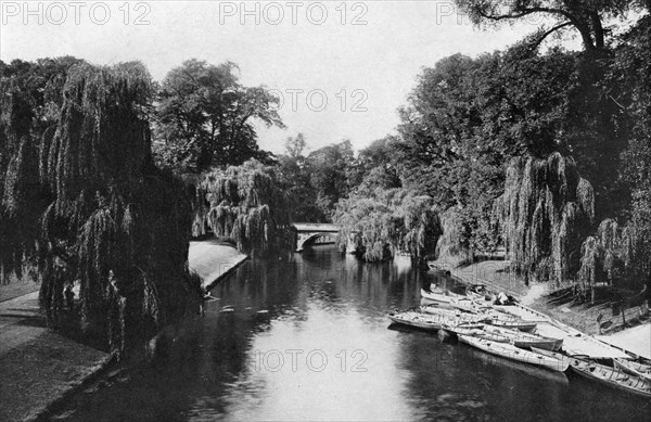 Trinity College Bridge, Cambridge, 1924-1926. Artist: HN King