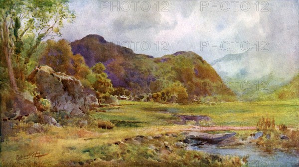 'On the Marsh near Lodore, Cumberland', 1924-1926. Artist: Cuthbert Rigby