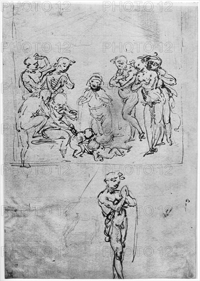 Study for the 'Adoration of the Magi', c1481 (1954).Artist: Leonardo da Vinci