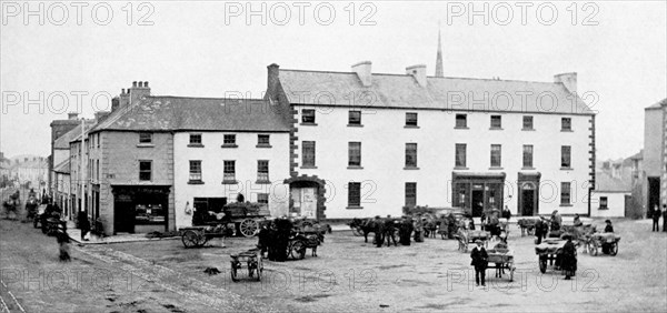 The Square, Mountmellick, County Laois, Ireland, 1924-1926.Artist: W Lawrence