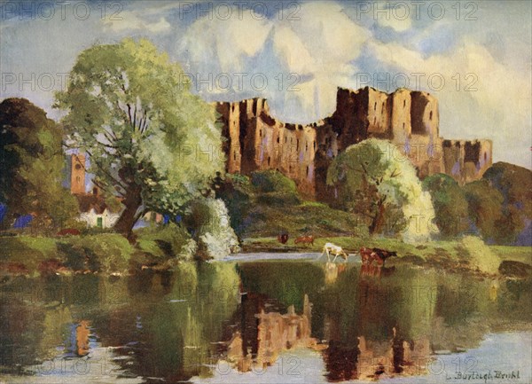 'Ludlow Castle, Shropshire', 1924-1926.Artist: Louis Burleigh Bruhl