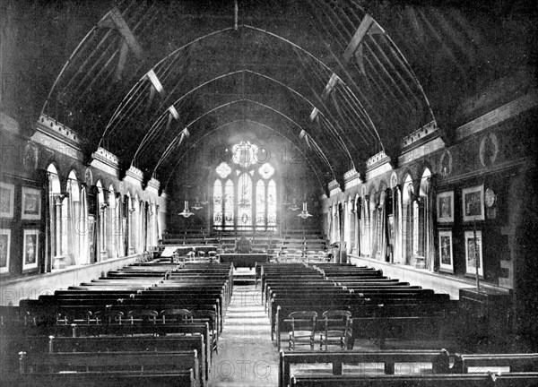 Schoolroom, Uppingham, Rutland, 1924-1926.Artist: Valentine & Sons Ltd