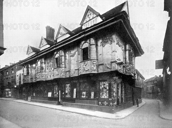 Ancient house, Ipswich, Suffolk, England, 1924-1926.Artist: Valentine & Sons Ltd