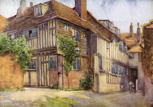 'Mermaid Inn, Rye, Sussex', 1924-1926.Artist: George F Nicholls