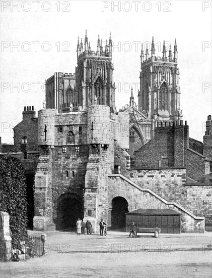 Bootham Bar, York, North Yorkshire, 1924-1926.Artist: Donald McLeish