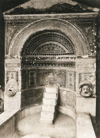 Grande Fontana, Pompeii, Italy, c1900s. Creator: Unknown.