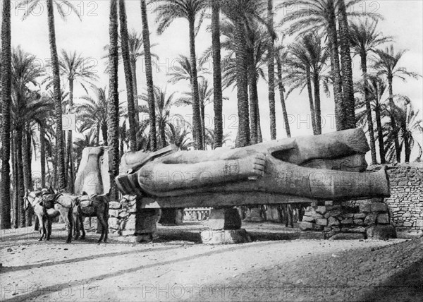The Statue of Rameses II, Cairo, Egypt, c1920s. Artist: Unknown