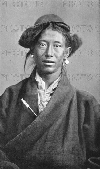 A Tibetan woman, c1910. Artist: Unknown