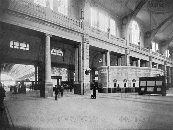 Interior of Retiro Raiway Station, Buenos Aires, Argentina. Artist: Unknown