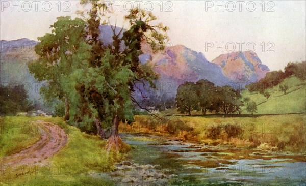 Yewdale Crags, Coniston, Cumbria, 1924-1926. Artist: Cuthbert Rigby