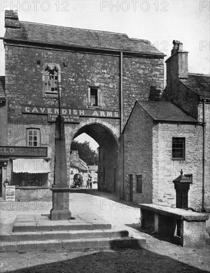 Cartmel Priory Gatehouse, Cartmel, Cumbria, 1924-1926.Artist: Valentine & Sons