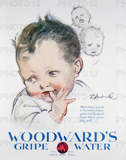 Advert for Woodward's Gripe Water, 1925. Artist: Unknown