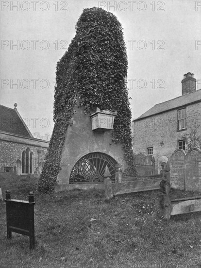 A tomb above ground, Pinner Churchyard, London, 1924-1926. Artist: Valentine & Sons Ltd