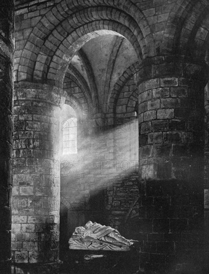 Interior of St Magnus Cathedral, Kirkwall, Orkney, Scotland, 1924-1926.Artist: Thomas Kent