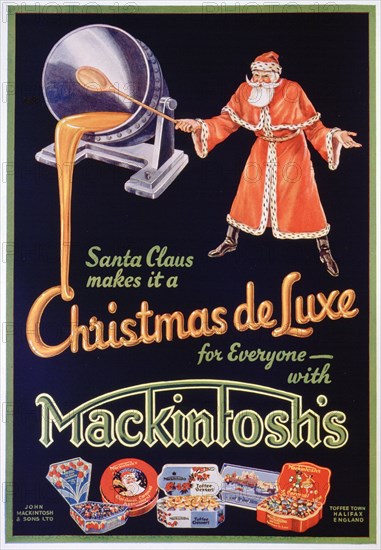 Advert for Mackintosh's toffees, 1934. Artist: Unknown
