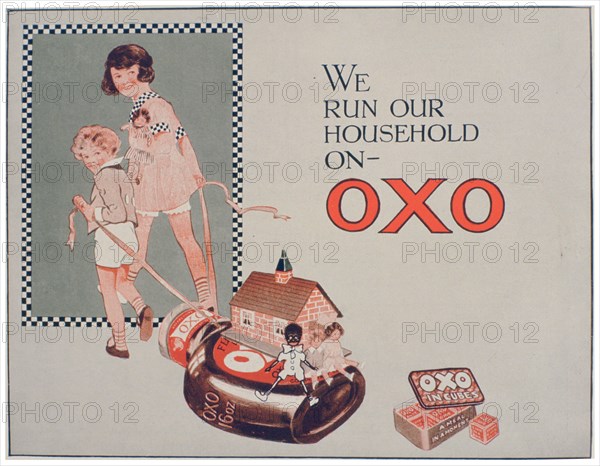 Oxo advert, 1922. Artist: Unknown