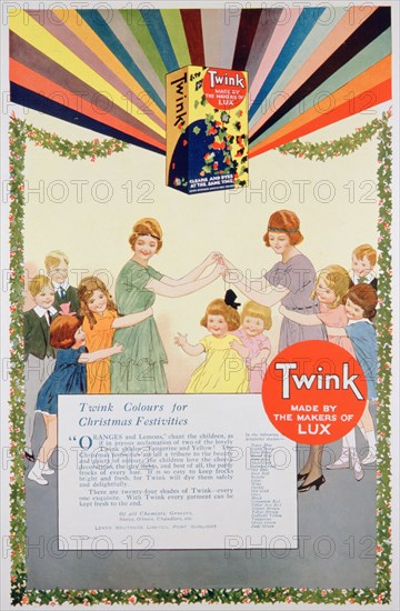 Advert for Twink dye, 1922. Artist: Unknown