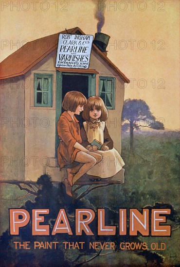 Pearline paint advert, 1920s. Artist: Unknown