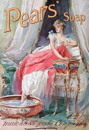 Pears' soap advert, 1898. Artist: Unknown