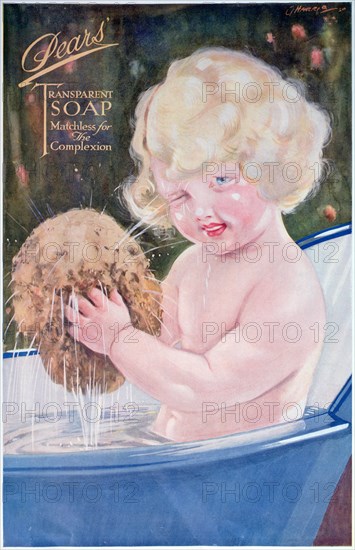Pears soap advert, 1920. Artist: Unknown
