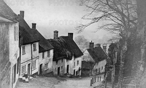 Gold Hill, Shaftesbury, Dorset, 1924-1926.Artist: Judges