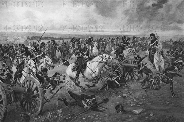 Battle of Waterloo, 1815. Artist: Unknown