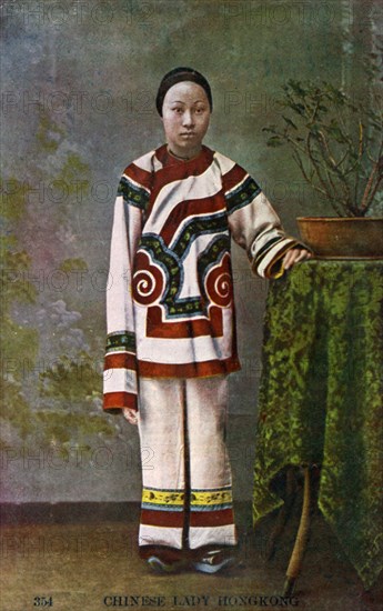 Chinese woman, Hong Kong, 20th century. Artist: Unknown