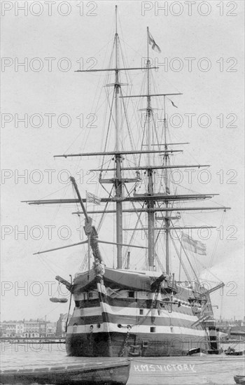 HMS 'Victory', Portsmouth, Hampshire, 20th century. Artist: Unknown