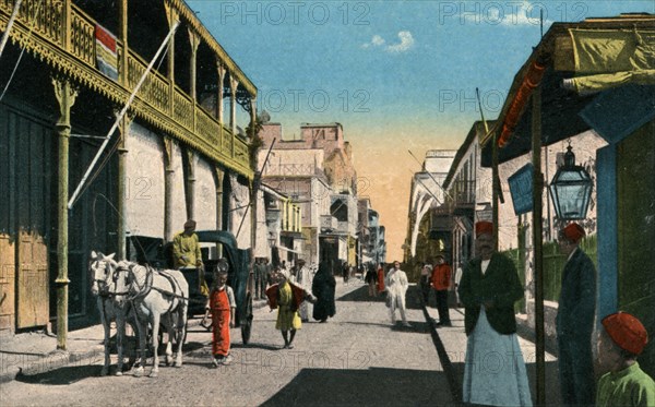 Colmar Street, Suez, Egypt, 20th century. Artist: Unknown