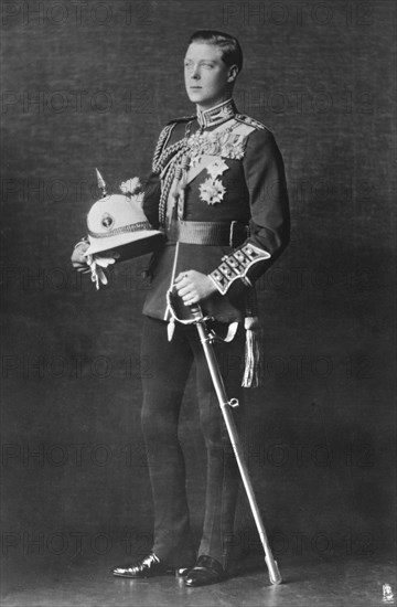 Edward, Prince of Wales, in army uniform, 1920s(?).Artist: Tuck and Sons