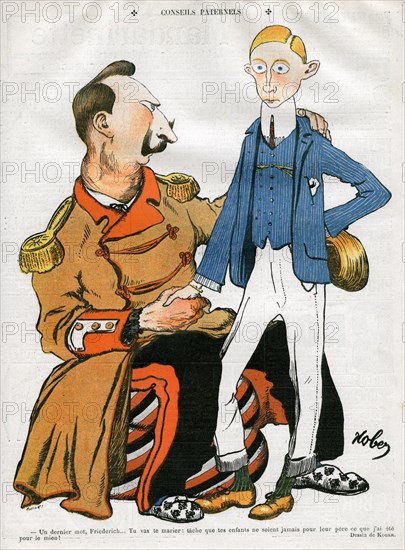 'Conseils Paternels' (Paternal advice), c1888-1918. Artist: Unknown