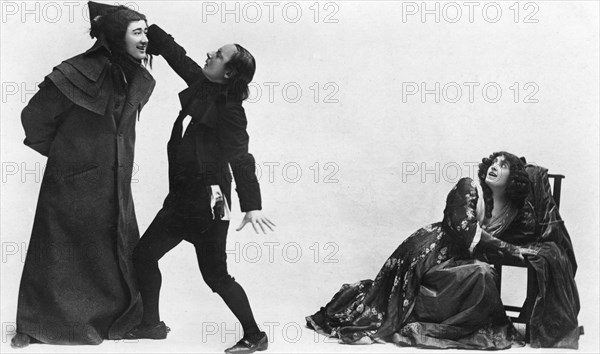 Julia Neilson, Fred Terry and Horace Hodges in The Scarlet Pimpernel, c1905. Artist: Ellis & Walery