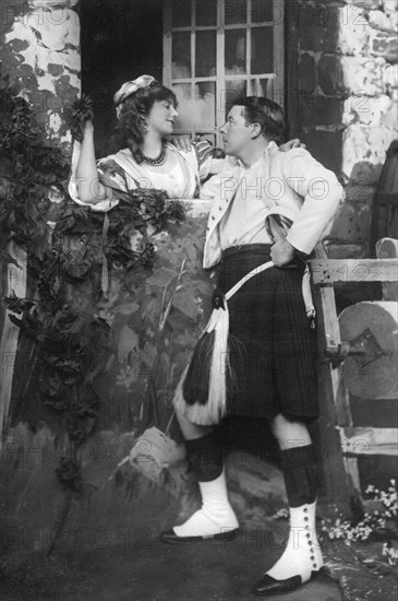 Ellaline Terriss and Seymour Hicks in The Gay Gordons, c1907. Artist: Unknown