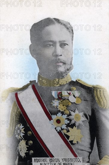 Admiral Yamamoto, Japanese Minister of the Navy, c1904-1905. Artist: Unknown