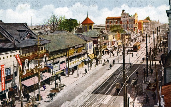 Sakaemachi Street, Nagoya, Japan, 20th century(?). Artist: Unknown