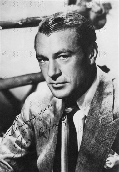 Gary Cooper, American film actor, 20th century. Artist: Unknown