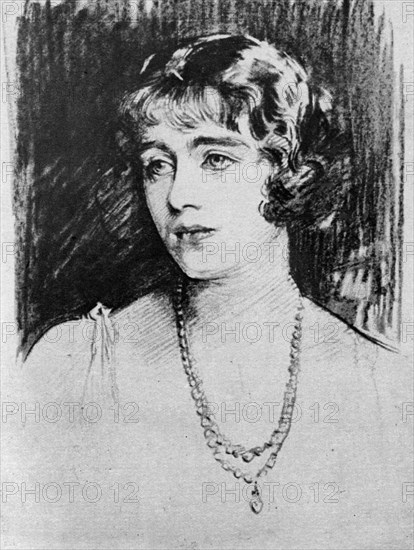 Study of Lady Elizabeth Bowes-Lyon, 1923. Artist: John Singer Sargent