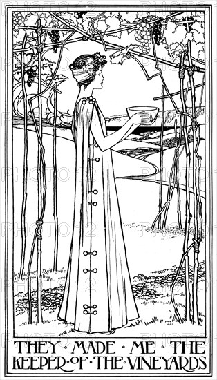 An illustration for The Song of Solomon, 1899. Artist: Unknown