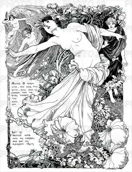 An illustration for The Song of Solomon, 1899. Artist: Unknown