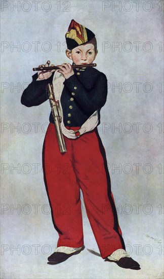 'The Fifer', 1866.Artist: Edouard Manet