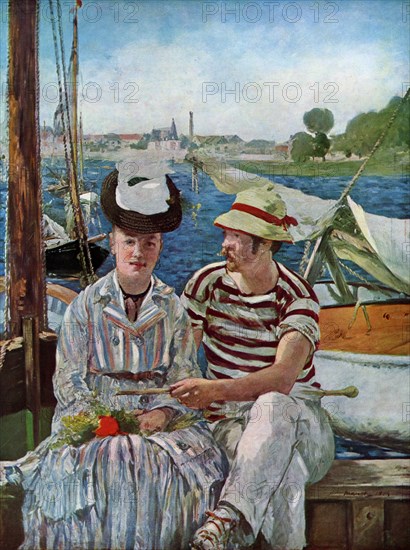 'Argenteuil', 1874.Artist: Edouard Manet