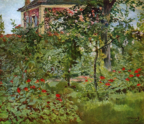 'The Garden at Bellevue', 1880.Artist: Edouard Manet