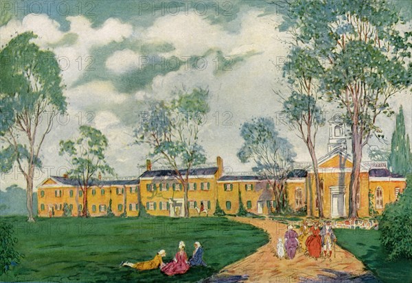 Doughoregan Manor, near Ellicott City, Maryland, USA, c18th century (1921).Artist: James Preston