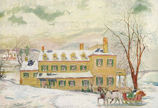 The Kendall House, Virginia, USA, c18th century (1921).Artist: James Preston