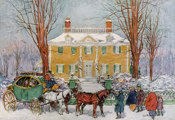 Longfellow House, Cambridge, Massachusetts, USA, c18th century (1921).Artist: James Preston